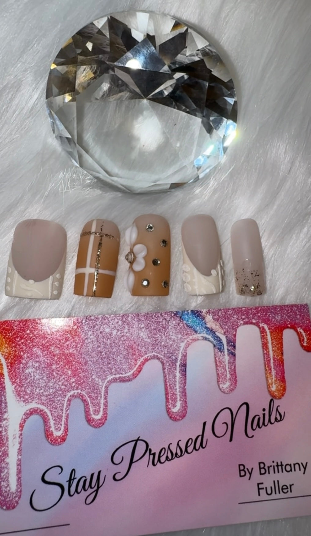 Sweater Weather ( Gold , White & Brown)