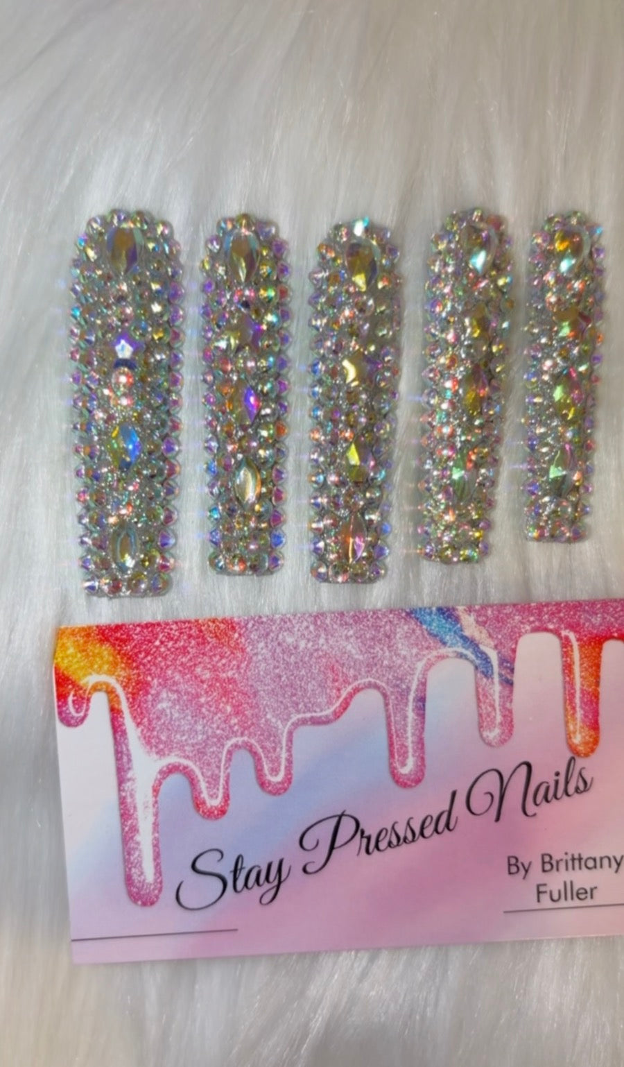 All Bling XXL Press on Nails Size Large