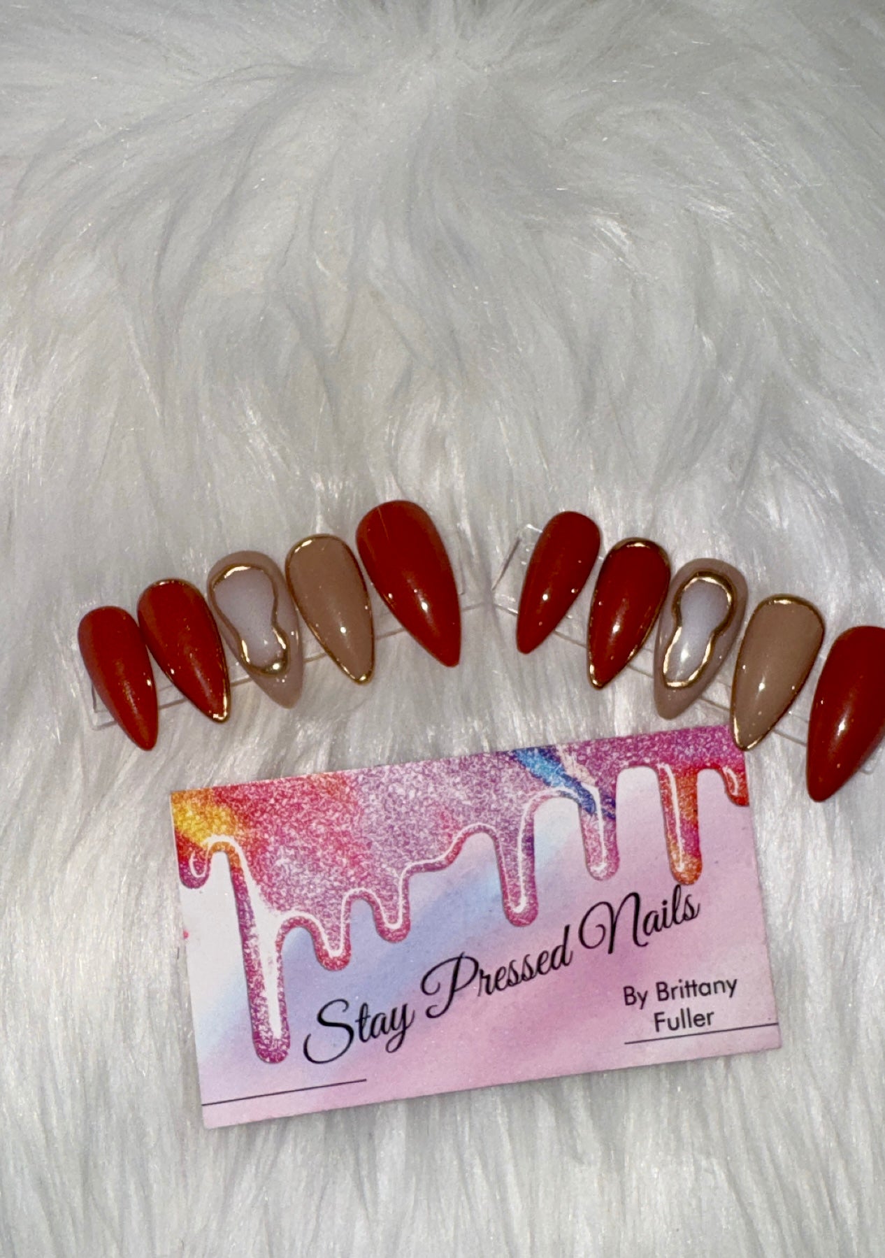 Sweet as Cherry 🍒 Pie Press On Nails
