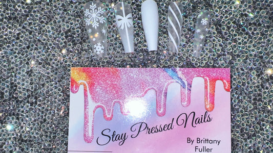Christmas Winter Wonderland Press On Nails