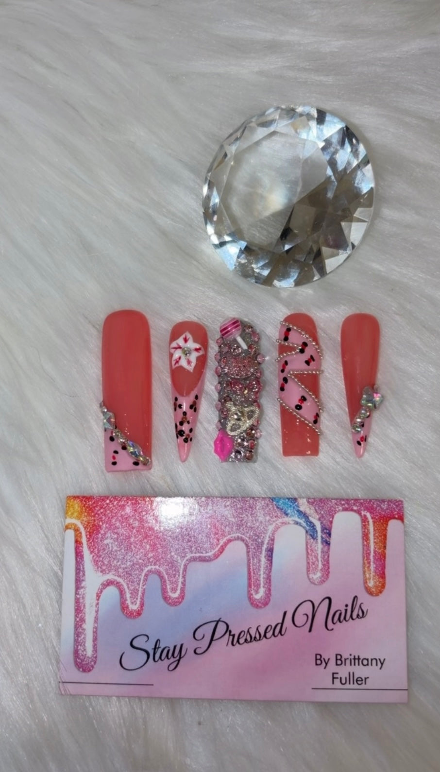 Now That’s A Bad Chick Press On Nails Size Large