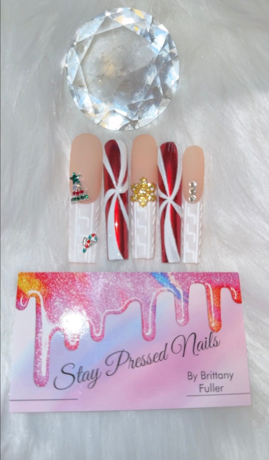 Oh Christmas Tree Press On Nails