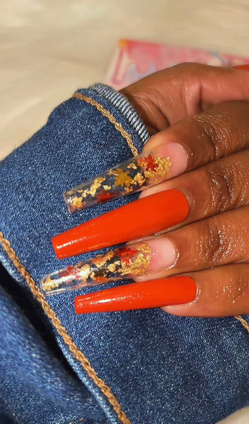 Autumn Luxury Press On Nails