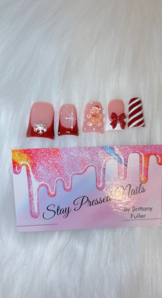 Duck Christmas Nails Size Large